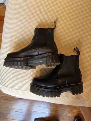 Dr. Martens Audrick Chelsea Botas Plataforma Negra