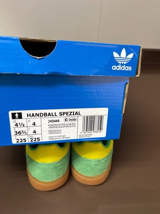 Zapatillas Handball Verdes y Amarillas