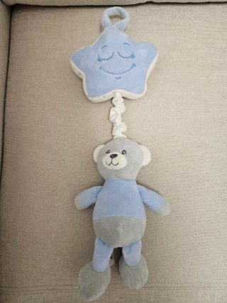 Peluche musical estrella y oso bebé