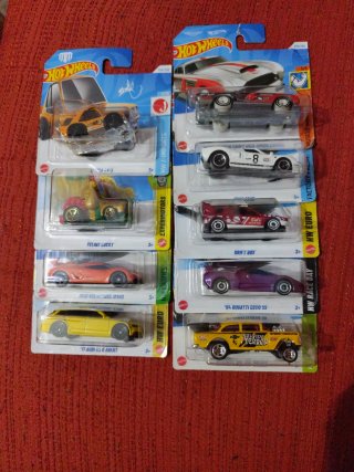 Lote de 9 Coches Hot Wheels