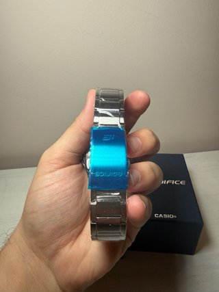 Casio Edifice Reloj Negro y Plateado