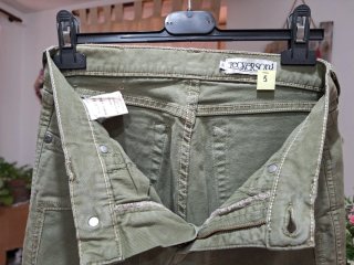 Jeckerson Jeans Pantalone Verde Militare Tg 25