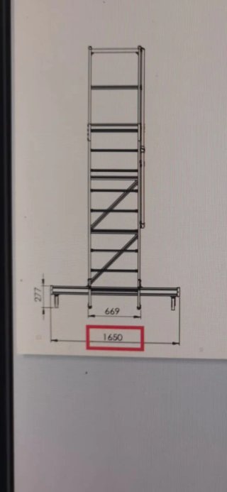 Escaleras móviles con plataforma