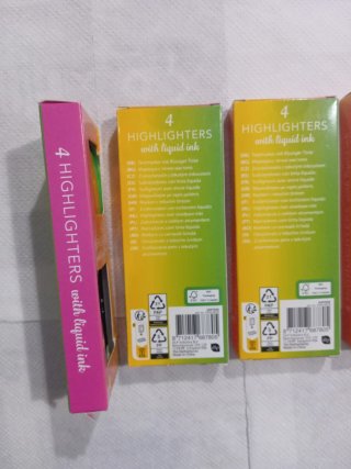 Set 4 Evidenziatori Liquidi Colorati