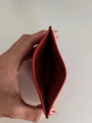 Porta carte di credito Bottega Veneta Rosso