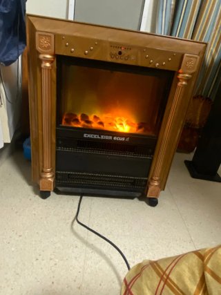 Chimenea eléctrica decorativa