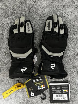 Guantes Rukka Ventu-R 8 M Gore-Tex como NUEVOS