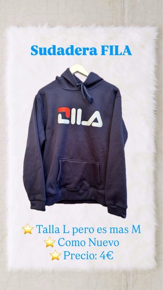 Sudadera Fila Azul Talla L/M