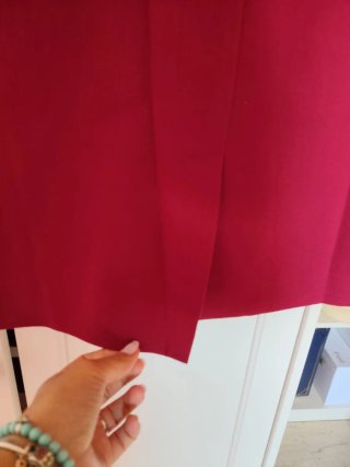 Vestito Elogy bordeaux con fiocco