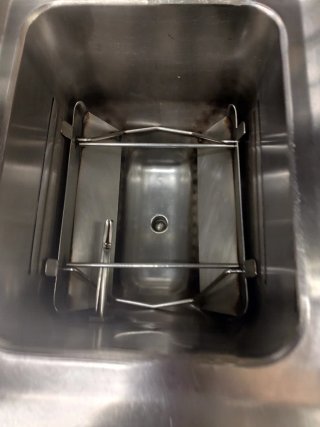 Freidora Gas Acero Inox 12L
