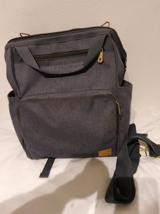 Mochila cambiador Lässig gris