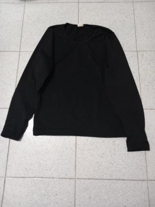 Camiseta térmica negra manga larga