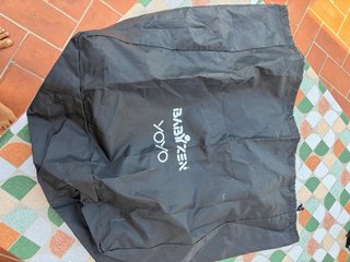 Carro YOYO Rojo, saco, plastico, porta vaso, funda