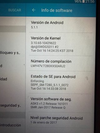 Tablet Samsung A6 Blanca 8GB