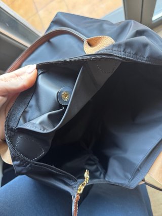 Bolso Tote Longchamp Negro y Marrón