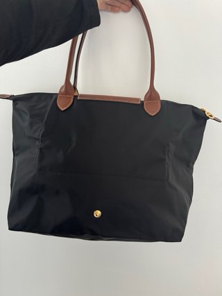 Bolso Tote Longchamp Negro y Marrón