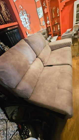 Sofá 3 plaza con asiento relax electrico