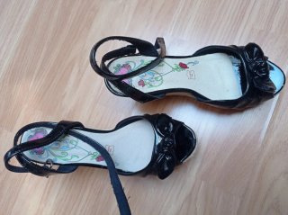 Sandalias cuña negras Talla 37