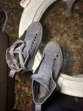 Zapatos grises ante talla 40