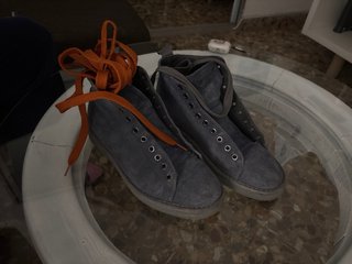 Zapatos grises ante talla 40