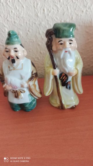 Figuras Dioses Chinos Suerte Cerámica