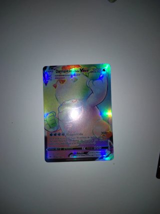 Carta Pokémon VMAX Darmanitan de Galar Arcoiris