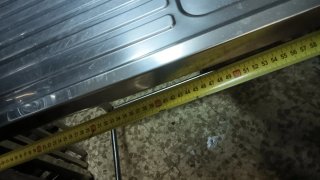 Fregadero Acero Inox 100x50cm con Patas