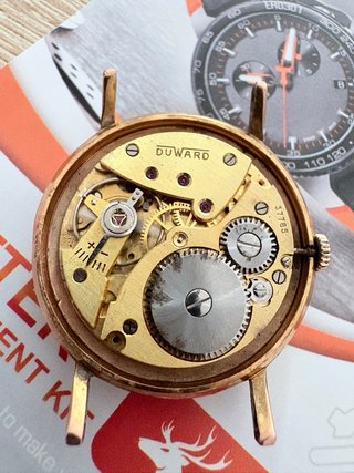 Reloj Duward Vintage Esfera Dorada