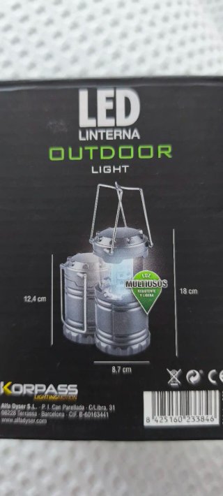 Linterna LED KORPASS Outdoor Multiusos