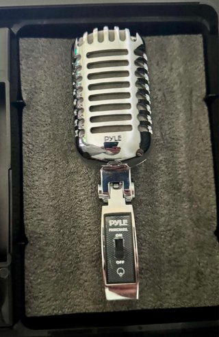 Microfono Pyle PDMIC68SL Vintage Cromo