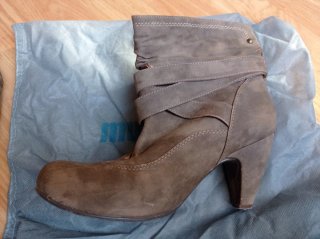 Botas Mustang Marrones/Gris Talla 38