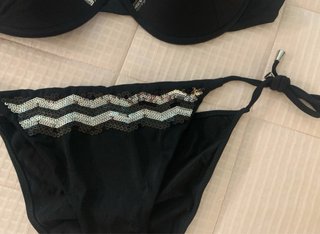 Costume da bagno Calzedonia nero e argento