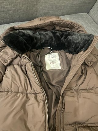 Campera larga abrigo marrón