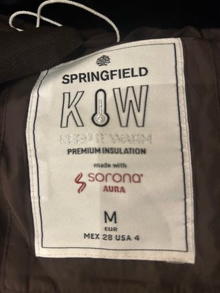 Campera larga abrigo marrón