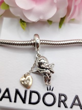 Charm Pandora Cupido con Cuore YOU