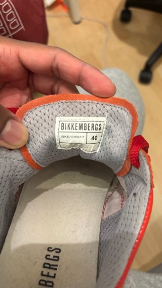 Zapatillas Bikkembergs Rojas Originales