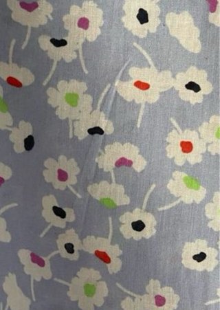 Camisa Benetton floral azul