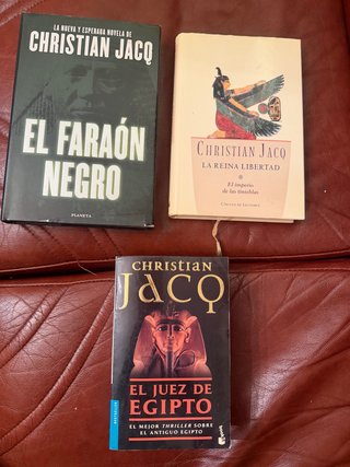 Lote libros Christian Jacq