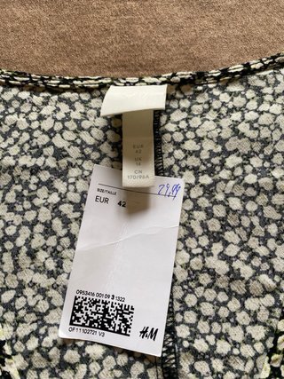 Vestido largo H&M estampado floral