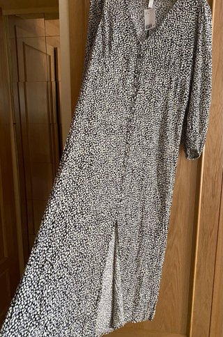 Vestido largo H&M estampado floral