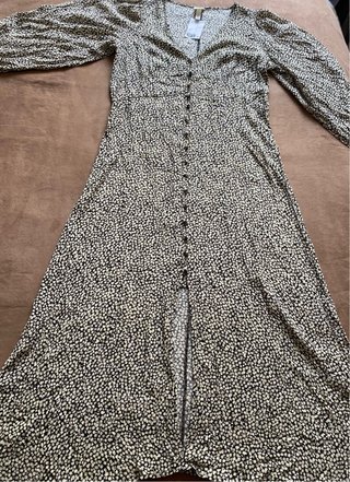 Vestido largo H&M estampado floral