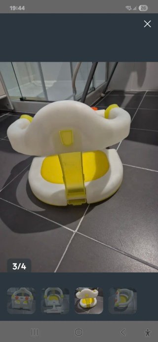 Asiento Bañera Bebé Jane Fluid