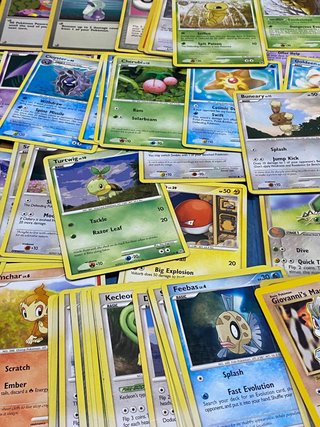 100 cartas pokémon 1995-2009 inglés