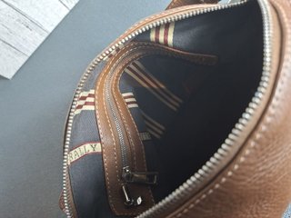 Bolso de cuero marrón Bally