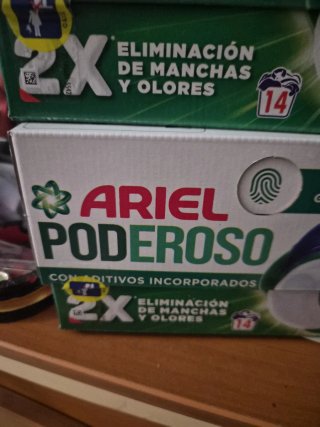 4 Cajas Ariel Poderoso Pods Grandes
