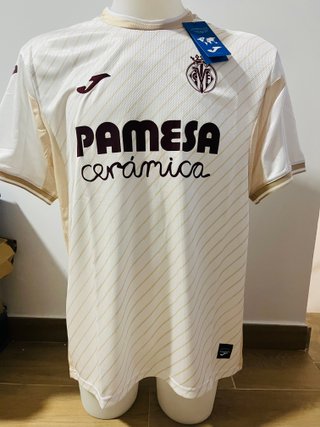 Camiseta Joma VCF Fútbol Beige/Blanco Talla M