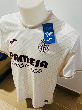 Camiseta Joma VCF Fútbol Beige/Blanco Talla M