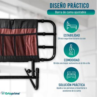 Barrera de cama para enfermos