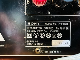 Equipo Hi-Fi Sony