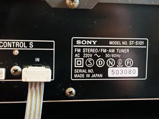 Equipo Hi-Fi Sony
